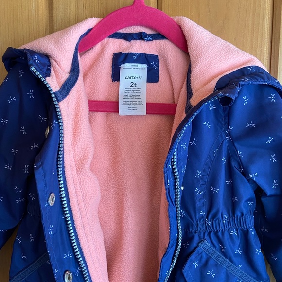 Carter’s fleece lined spring/ fall jacket - Picture 4 of 6